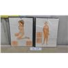 Image 1 : The Maidens' 2 Pages 'Aries' and 'Virgo' from 1970 Calender of