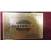 Image 9 : Poland 500 Zloty 24k Gold Bank Note with COA 