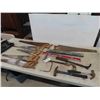 Image 1 : Saws, Hammer, Framing Nailer, Level, Nail Puller 