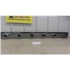 Image 1 : Light Bar 48'' x 5'' x 2 1/4'' D - Mirrored Face with 6 Lights 