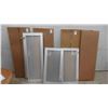 Image 1 : 7 Ikea Glass Cupboard Doors (5) Approx. 15'' x 40'' (2) Approx. 