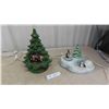 Image 1 : Ceramic Christmas Tree 13'' H Works , Ceramic Musical Light