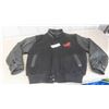 Image 1 : Melton and Leather Jacket Size XL 