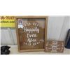 Image 2 : Backpack, Framed Heart Felt Picture 13'' x 16'' , Mosbys Dictionary, 