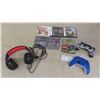 Image 1 : Nintendo Games, 2 Controllers & Headphones 