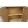 Image 3 : 2 Door Wood Cabinet with Shelves 24'' x 8 1/2'' x 48'' H Drawer Slides