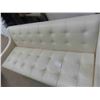 Image 2 : Leather/Leather Style Couch 72'' Wide 