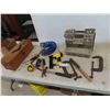 Image 1 : Air Brad Nailer, C Clamps, Tool Box & More 
