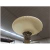 Image 2 : Floor Torche Lamp with Nice Swirl Design Shade and Marble Base 