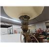 Image 3 : Floor Torche Lamp with Nice Swirl Design Shade and Marble Base 