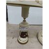 Image 7 : 3 Vintage Lamps (2) Table Top (1) Floor , All Matching But 