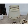 Image 8 : 3 Vintage Lamps (2) Table Top (1) Floor , All Matching But 