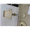 Image 9 : 3 Vintage Lamps (2) Table Top (1) Floor , All Matching But 