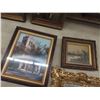 Image 3 : 7 Pictures/Mirrors , Tribal, Fox Head - Biggest is 17'' x 14'' 