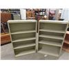 Image 1 : 2 Metal Shelves 48'' x 31'' x 10'' 