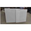 Image 1 : 2pce 3/16'' Opaque Plexiglass 29'' x 34'' & 35'' x 34'' 