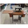 Image 1 : Singer Treadle Sewing Machine 