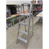 Image 1 : Aluminum 5ft Step Ladder 