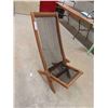 Image 1 : Folding Wood Framed Rope Chair 