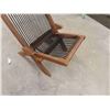 Image 3 : Folding Wood Framed Rope Chair 