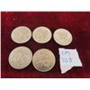 Image 1 : (5) 1970 Canada $1 Coins