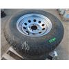 Image 1 : 4 Chevy 5 Bolt Rims with 205/75 R14 Tires 