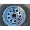 Image 4 : 4 Chevy 5 Bolt Rims with 205/75 R14 Tires 