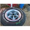 Image 2 : (4) Pontiac Mags with Very Used 235/60R14 Tires 