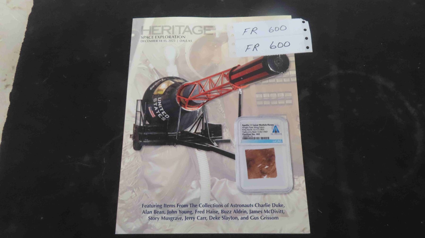 Heritage Auction Space Auction Catalogue