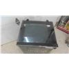 Image 2 : Stereo Stand with Glass Doors on Wheels 19'' x 17'' x 32'' H with Technics