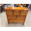 Image 1 : Wood Organizer 33'' x 33'' x 15 1/2'' 