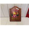 Image 1 : King Head Wood Cabinet Dart Board 21'' x 16'' 
