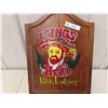Image 2 : King Head Wood Cabinet Dart Board 21'' x 16'' 