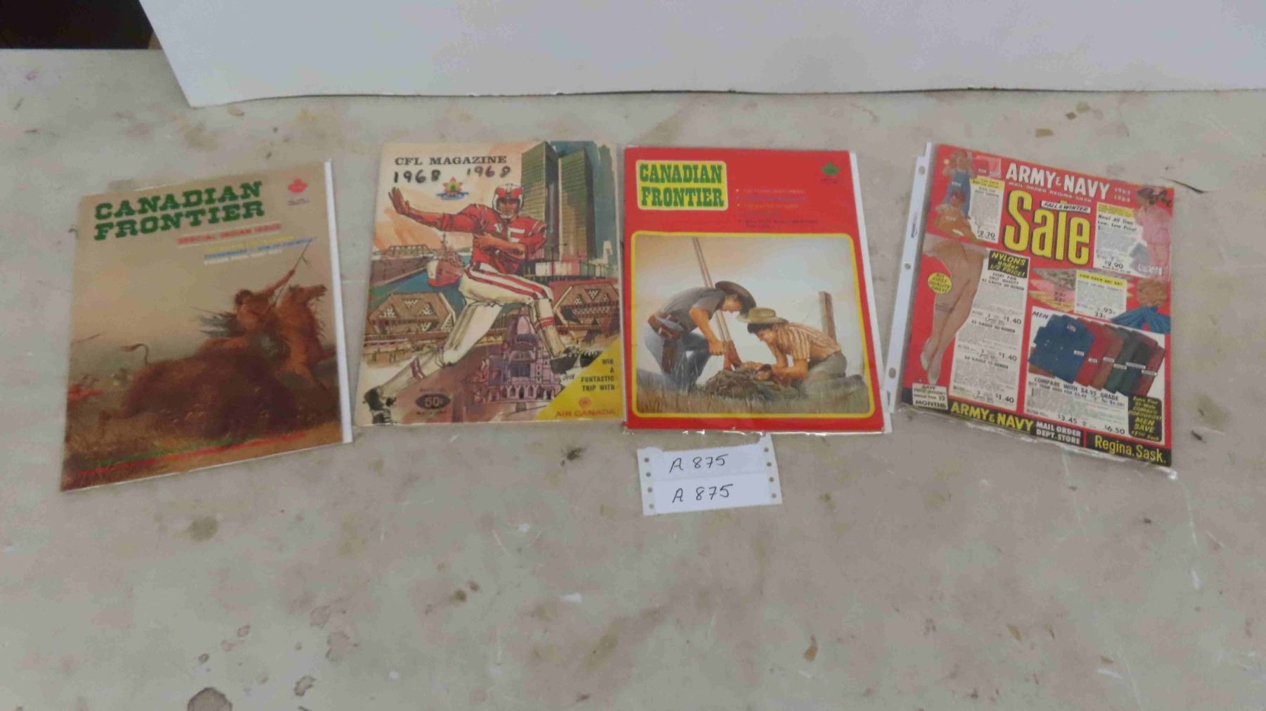 1963 Army and Navy Catalogue , 1968 CFL Magazines Complete,