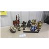 Image 1 : Dragon Collectibles: Candle Holders, Dragon Figure Holding Dagger