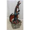 Image 8 : Dragon Collectibles: Candle Holders, Dragon Figure Holding Dagger