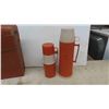 Image 2 : Vintage Safari Thermos with Case 