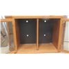 Image 2 : TV Stand with 4 Glass Doors 56'' x 18'' x 32'' H 