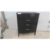 Image 1 : 4 Drawer Chest 34'' x 18'' x 43'' H - Top Handle Missing, Pictured 