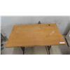 Image 2 : Door Repurposed Into Folding Table 42'' x 24'' x 30'' H 