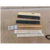 Image 1 : Vintage Slide Rule Lot : 3 Slide Rules with Cases 
