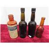 Image 8 : Old Bottles: Parker Quick Ink, Embossed Gordons Dry Gin, Nabob 