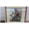 Image 2 : Signed Nancy Kelly 'Hen Whisther and Brood' Print 23'' x 25'' 