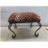 Image 2 : 2 Stacking Stools , Leopard Covered Stool 