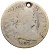 Image 2 : 1807 Draped Bust Quarter AG3
