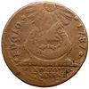 Image 2 : 1787 Newman 20-X R-5 Pointed Rays Fugio Cent F12+