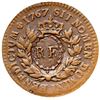 Image 2 : 1767-A Breen-701 RF Countestamp French Colonies 12 Deniers