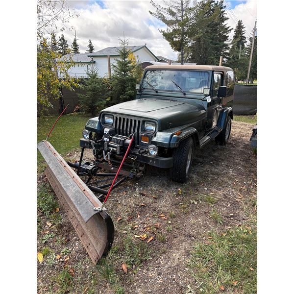 1994 Jeep Sahara c/w Blade V. Nice, showing 281,256 km, #1J4FY49S5RP427588