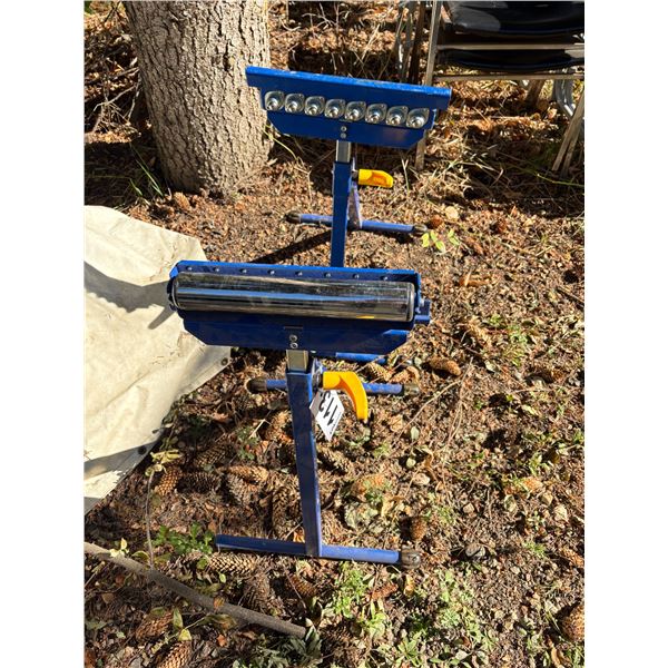 2- rolling adjustable stands ( blue)