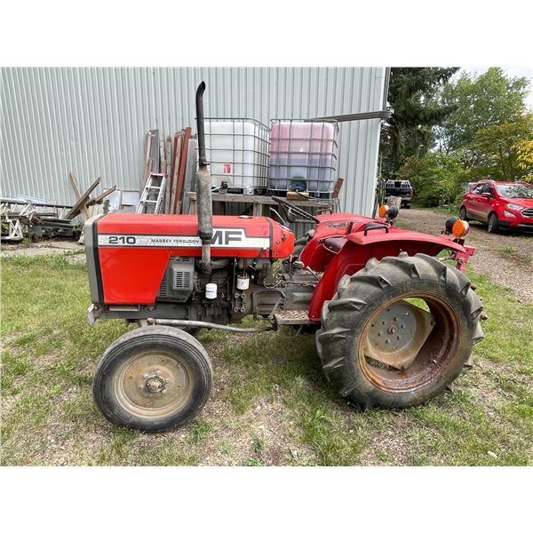 MF 210 Diesel Tractor. 3pt showing 781 hrs, #01057